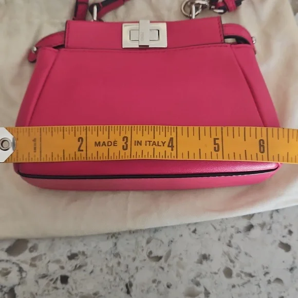 Fendi Nano Peekaboo Pink Crossbody - Picture 12 of 14